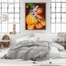 Load image into Gallery viewer, Halloween Witch 30*40CM(Canvas) Partial Special Shaped Drill Diamond Painting
