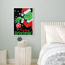 Load image into Gallery viewer, Christmas Green Monster 30*40CM(Canvas) Partial Special Shaped Drill Diamond Painting
