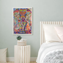 Load image into Gallery viewer, Elephant 30*40CM(Canvas) Partial Special Shaped Drill Diamond Painting
