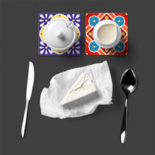 Load image into Gallery viewer, 6pcs/set Mandala Square Coaster Acrylic Water Cup Pad 5D DIY for Room Decoration
