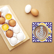 Load image into Gallery viewer, 6pcs/set Mandala Square Coaster Acrylic Water Cup Pad 5D DIY for Room Decoration
