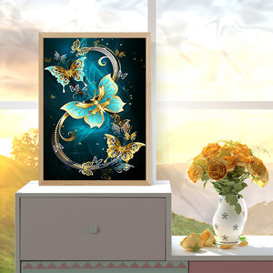 Butterfly 40*50CM(Canvas) Full Round Drill Diamond Painting
