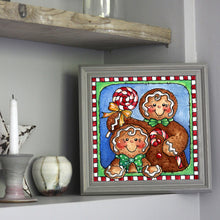 Load image into Gallery viewer, Gingerbread Man 30*30CM(Canvas) Full Round Drill Diamond Painting
