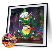 Load image into Gallery viewer, Christmas Minions 30*30CM(Canvas) Full Round Drill Diamond Painting
