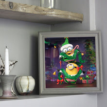 Load image into Gallery viewer, Christmas Minions 30*30CM(Canvas) Full Round Drill Diamond Painting

