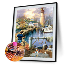 Load image into Gallery viewer, Play Little Boy 40*50CM(Canvas) Full Round Drill Diamond Painting
