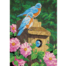 Load image into Gallery viewer, Flower Bird 30*40CM(Canvas) Partial Special Shaped Drill Diamond Painting
