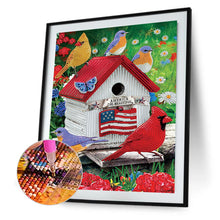 Load image into Gallery viewer, Flower Bird 30*40CM(Canvas) Partial Special Shaped Drill Diamond Painting

