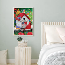 Load image into Gallery viewer, Flower Bird 30*40CM(Canvas) Partial Special Shaped Drill Diamond Painting
