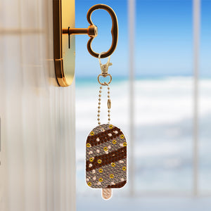 6pcs/set Diamond Painting Keychains Acrylic DIY Key Chains Charm Crafts (YSK112)