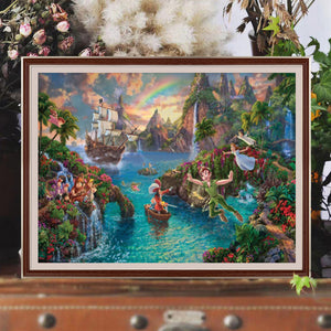 Disney Dreams Peter Pan'S Neverland 50*30CM(Canvas) Full Round Drill Diamond Painting