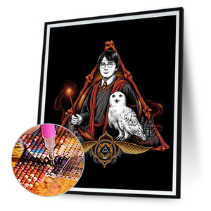Harry Potter 30*40CM(Canvas) Full Round Drill Diamond Painting