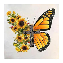 Load image into Gallery viewer, Sunflower Butterfly 40*40CM(Canvas) Full Round Drill Diamond Painting
