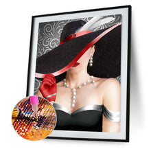 Load image into Gallery viewer, Temperament Woman 40*50CM(Canvas) Full Round Drill Diamond Painting
