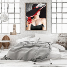 Load image into Gallery viewer, Temperament Woman 40*50CM(Canvas) Full Round Drill Diamond Painting
