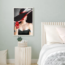 Load image into Gallery viewer, Temperament Woman 40*50CM(Canvas) Full Round Drill Diamond Painting

