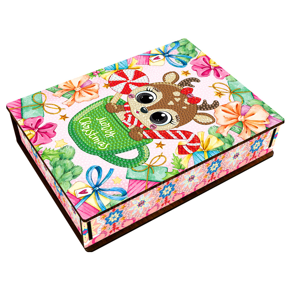DIY Collectables Box Handmade with Lids Gift Box for Xmas Holiday (MH07)