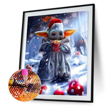 Load image into Gallery viewer, Christmas Yoda 40*50CM(Canvas) Full Round Drill Diamond Painting
