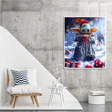 Load image into Gallery viewer, Christmas Yoda 40*50CM(Canvas) Full Round Drill Diamond Painting
