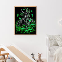 Load image into Gallery viewer, Green Pterosaur 30*40CM(Canvas) Full Round Drill Diamond Painting
