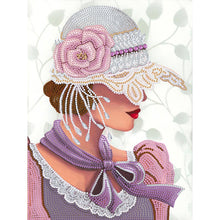 Load image into Gallery viewer, Elegant Woman 30*40CM(Canvas) Partial Special Shaped Drill Diamond Painting

