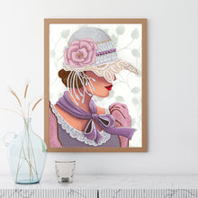Load image into Gallery viewer, Elegant Woman 30*40CM(Canvas) Partial Special Shaped Drill Diamond Painting
