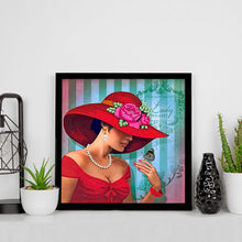 Load image into Gallery viewer, Elegant Woman 30*30CM(Canvas) Partial Special Shaped Drill Diamond Painting
