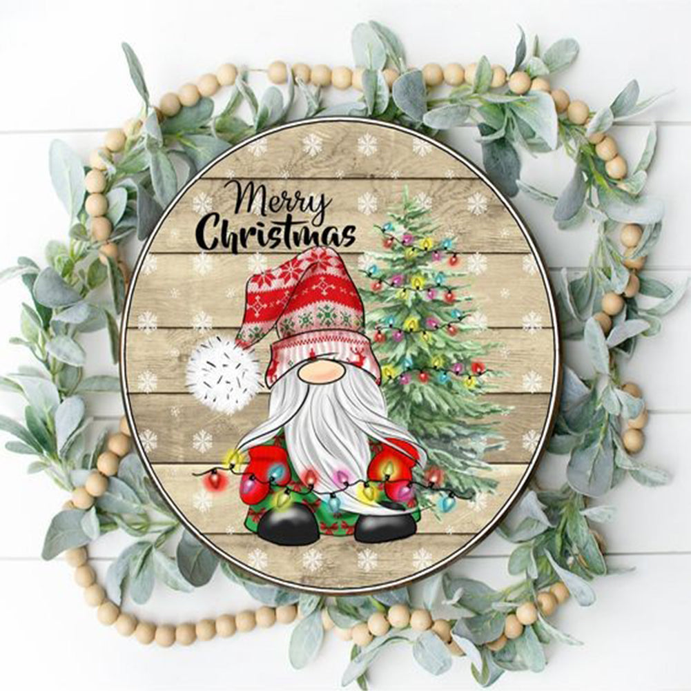 Goblin Wooden Sign 30*30CM(Canvas) Full Round Drill Diamond Painting