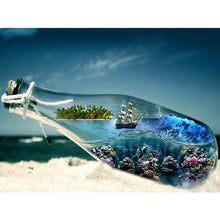 Load image into Gallery viewer, Beach Drift Bottle 50*40CM(Canvas) Full Round Drill Diamond Painting
