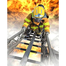 Load image into Gallery viewer, Firefighter Climbing Ladder 40*50CM(Canvas) Full Round Drill Diamond Painting

