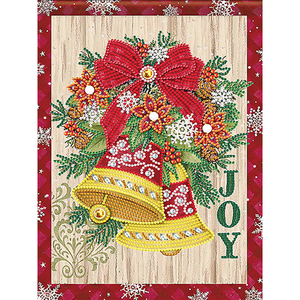 Christmas Atmosphere 30*40CM(Canvas) Partial Special Shaped Drill Diamond Painting