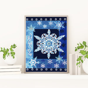 Christmas Atmosphere 30*40CM(Canvas) Partial Special Shaped Drill Diamond Painting