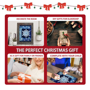 Christmas Atmosphere 30*40CM(Canvas) Partial Special Shaped Drill Diamond Painting
