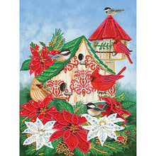 Load image into Gallery viewer, Christmas Atmosphere 30*40CM(Canvas) Partial Special Shaped Drill Diamond Painting
