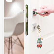 Load image into Gallery viewer, 6pcs Christmas Rhinestone Painting Keychain Cute Double Sided for Gift (AA1207)
