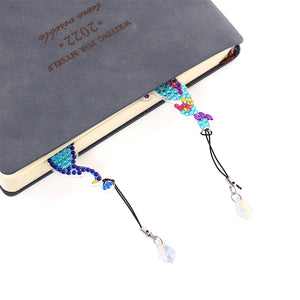 5D Diamonds Painting Bookmarks DIY Peacock Book Ornament for Adult Kid (SQ13-6)