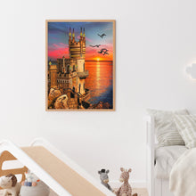 Load image into Gallery viewer, Eiffel Castle Under Fireworks 30*40CM(Canvas) Partial Special Shaped Drill Diamond Painting
