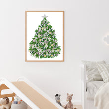 Load image into Gallery viewer, Christmas Tree 30*40CM(Canvas) Partial Special Shaped Drill Diamond Painting
