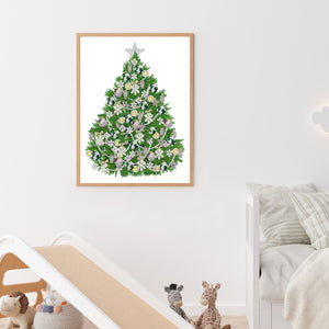Christmas Tree 30*40CM(Canvas) Partial Special Shaped Drill Diamond Painting