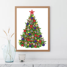 Load image into Gallery viewer, Christmas Tree 30*40CM(Canvas) Partial Special Shaped Drill Diamond Painting
