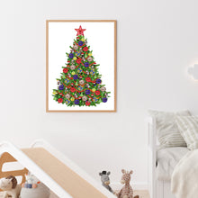 Load image into Gallery viewer, Christmas Tree 30*40CM(Canvas) Partial Special Shaped Drill Diamond Painting
