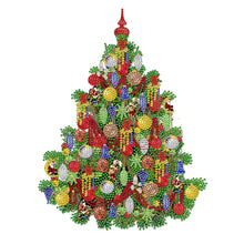 Load image into Gallery viewer, Christmas Tree 30*40CM(Canvas) Partial Special Shaped Drill Diamond Painting
