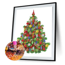 Load image into Gallery viewer, Christmas Tree 30*40CM(Canvas) Partial Special Shaped Drill Diamond Painting
