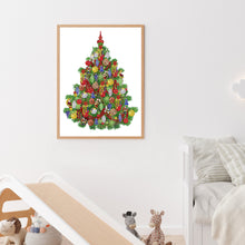 Load image into Gallery viewer, Christmas Tree 30*40CM(Canvas) Partial Special Shaped Drill Diamond Painting
