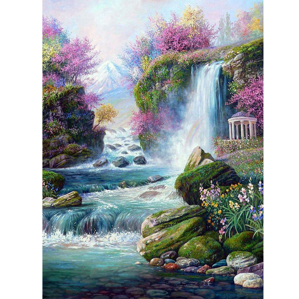 Fall 40*50CM(Canvas) Full Round Drill Diamond Painting