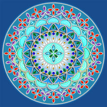 Load image into Gallery viewer, Mandala 30*30CM(Canvas) Partial Special Shaped Drill Diamond Painting
