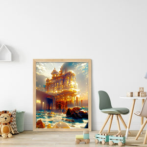 Dream Flower Manor 30*40CM(Canvas) Full Round Drill Diamond Painting