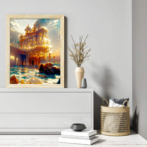 Dream Flower Manor 30*40CM(Canvas) Full Round Drill Diamond Painting