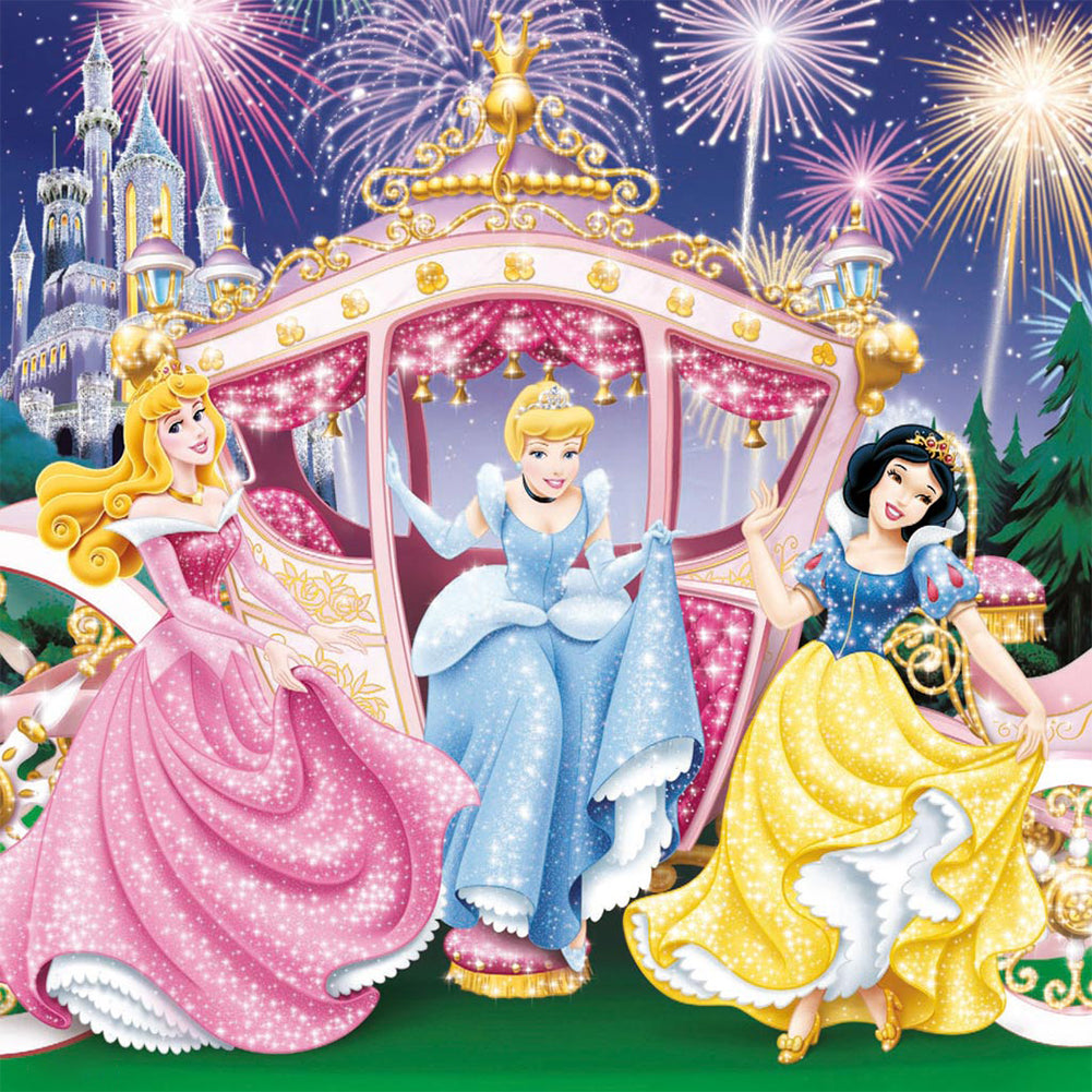 Special-shaped Diamond Painting - Disney Princess - 30*40CM