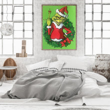 Load image into Gallery viewer, Grinch Green Hairy Monster 30*40CM(Canvas) Full Round Drill Diamond Painting
